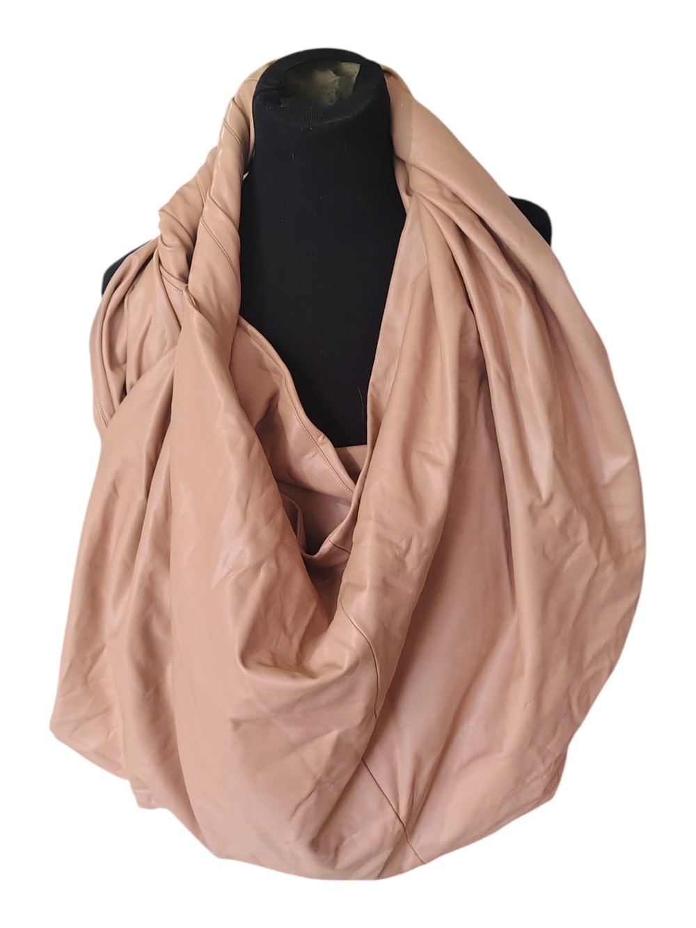 A.L.C. Nude Pink Leather Hobo Bag